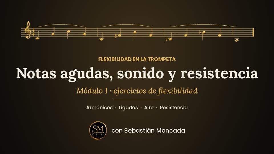 Portada del curso Flexibilidad en la trompeta