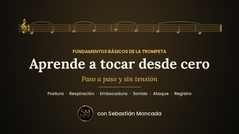Portada del curso Fundamentos básicos de la trompeta